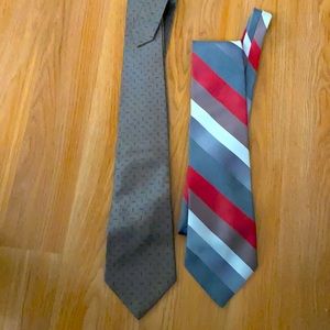 Ties , two ties one Geoffrey Beene and one Ketch